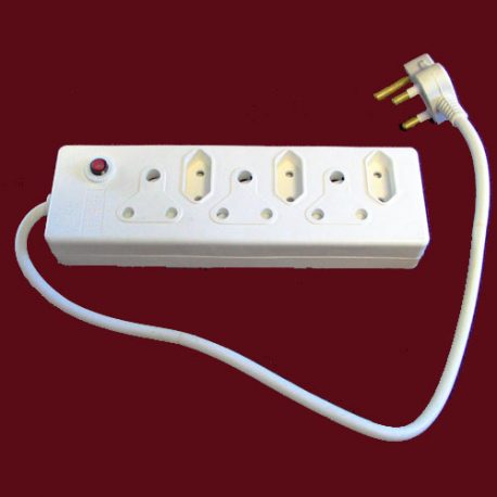 DELUXE 6 WAY ELECTRICAL MULTI ADAPTOR - Product Code 356D
