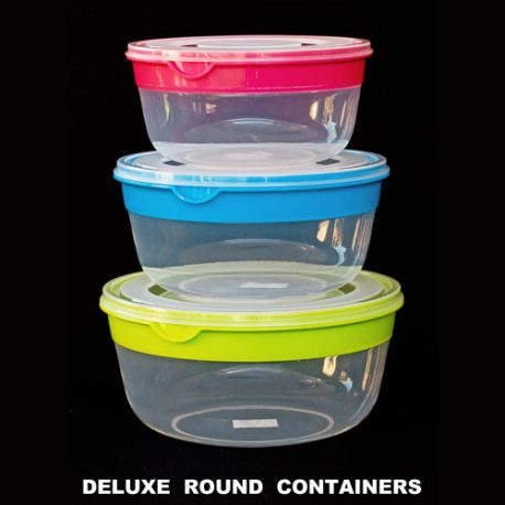 FOOD CONTAINERS DELUXE - ROUND