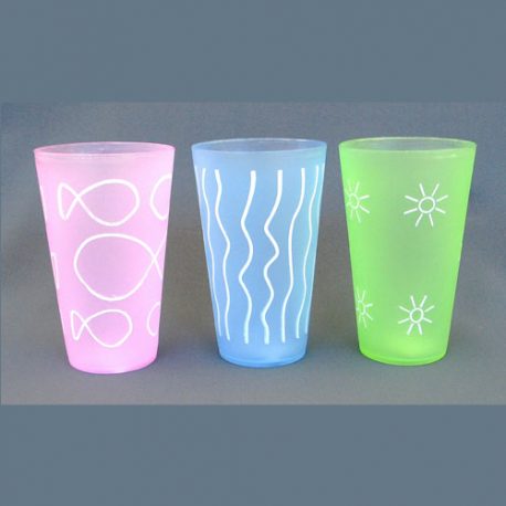 FUNKY FROSTED TUMBLER - Product Code 5515