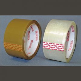 PACKAGING TAPE - CLEAR AND BUFF