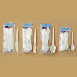PLASTIC CUTLERY PRODUCT CODE 601 PLASIC KNIVES - 10 PACK ;602 PLASIC FORKS - 10 PACK; 603 PLASIC SPOONS - 10 PACK; 604 PLASIC TEA SPOONS -