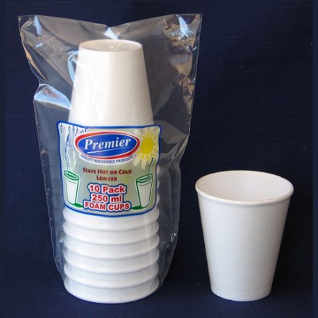 POLYSTYRENE CUPS - 250 ml