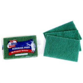 SCOURING PADS GREEN - 3 PACK AND BULK - PRODUCT CODE 8814
