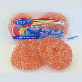 WIRE SCOURERS - 2 PACK COPPER COLOUR -Product Code 8109COP