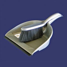 Premiour houseware DUSTPAN & BRUSH SET WITH RUBBER edge - Product Code 4806