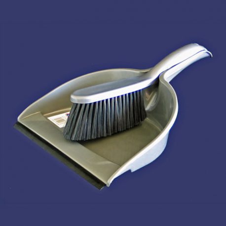 Premiour houseware DUSTPAN & BRUSH SET WITH RUBBER edge - Product Code 4806